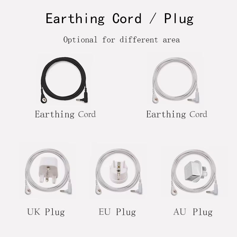 Earthing Plug/Socket/Rod / Bracelet with Wire for Grounding Sheet/Pillowcase/Mat